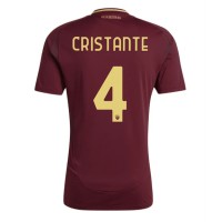 Camisa de time de futebol AS Roma Bryan Cristante #4 Replicas 1º Equipamento 2024-25 Manga Curta